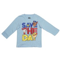 NEW Toddler Boys' Paw Patrol Long Sleeve T-Shirt - Heather Blue 2T Nickelodeon - $11.87