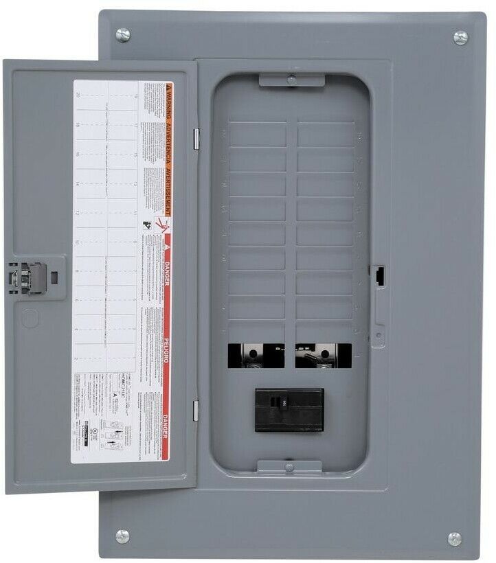 Square D Main Breaker Box Kit 100 Amp 20Space 40Circuit Load Center Value Pack Electrical