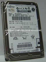 NEW MHT2080AT Fujitsu80GB 2.5" IDE 44PIN 9.5mm Hard Drive Free USA Shipping