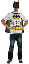 Licensed Batman T-SHIRT Mask And Cape Adult X-LARGE - $27.62