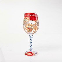 Lolita Love My Dog Wine Glass 15 oz 9" High Gift Boxed Collectible # 4054092 Bar image 2
