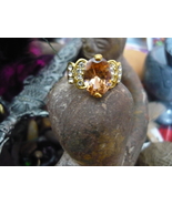 HAUNTED GOLD DRAGON VERY PROTECTIVE AND GREAT WISH GRANTOR RING 11 - $150.00