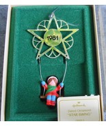 Hallmark Star Swing 1981 Christmas Ornament in Original Box - $14.00