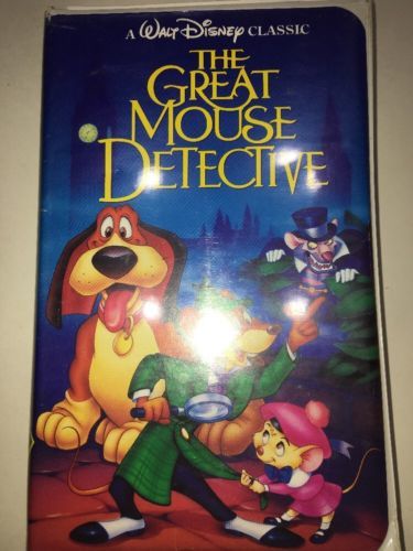 Walt Disney Classic The Great Mouse Detective Vhs Tape Classic Rare 