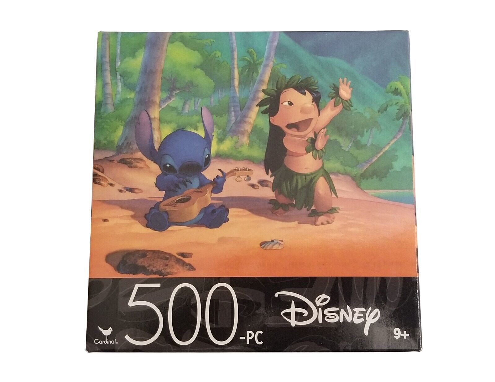 Cardinal Disney Lilo and Stich Ukulele 500 Piece 11" X 14" Jigsaw