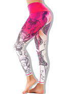 Creation and Evaluation Women Yoga Pants Leggings Workout Gym Fitness Ti... - $21.90
