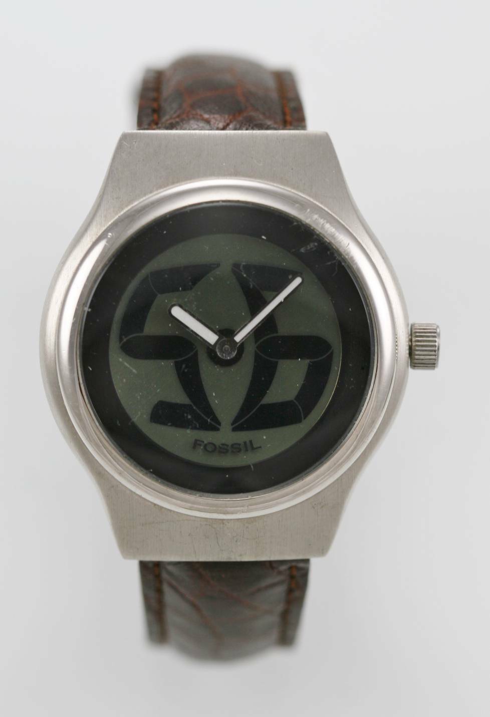 Fossil vintage watch big tic 2003 00s+bonfanti.com.br
