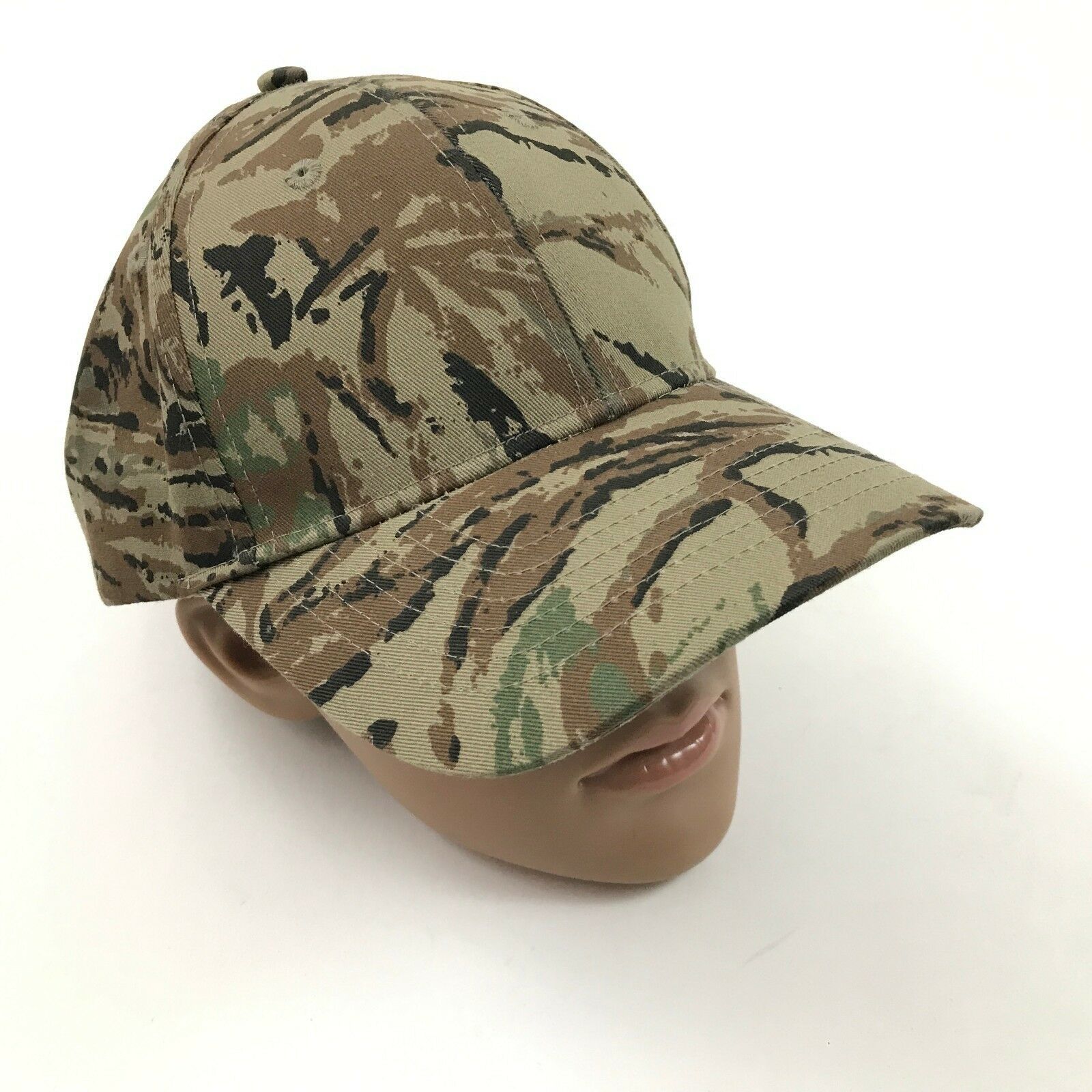 NEW VINTAGE Kc Camouflage Hat Cap Camo Hunting Strapback Polyester ...