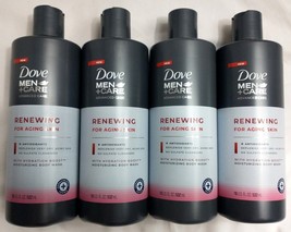 4 Dove Men+Care Advanced Care Body Wash, Renewing For Aging Skin, 18 Fl.... - $57.37