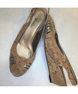 Women’s Vaneli Wedge Heel Peek Toe Shoes - $35.00