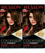 2x Revlon Colorsilk Buttercream 63 LIGHT GOLDEN BROWN Hair Color - $23.75