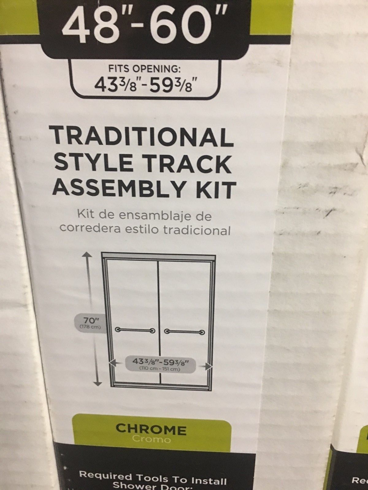 Delta 48 To 60 Sliding Shower Door Track And 50 Similar Items
