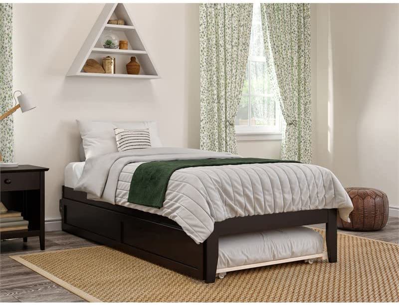 Afi, Colorado Bed With Twin Extra Long Trundle, Twin Extra Long ...