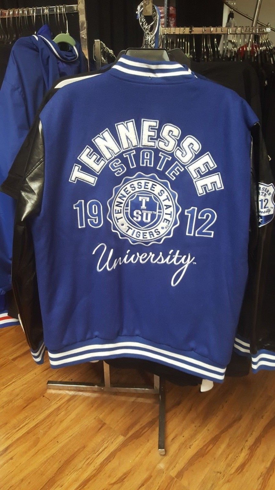 Tennessee State University Varsity Jacket HBCU Wool Letterman Jacket