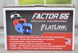 FACTOR 55 00050-01 Flatlink Foldable Winch Shackle Mount Red NEW  - $163.35