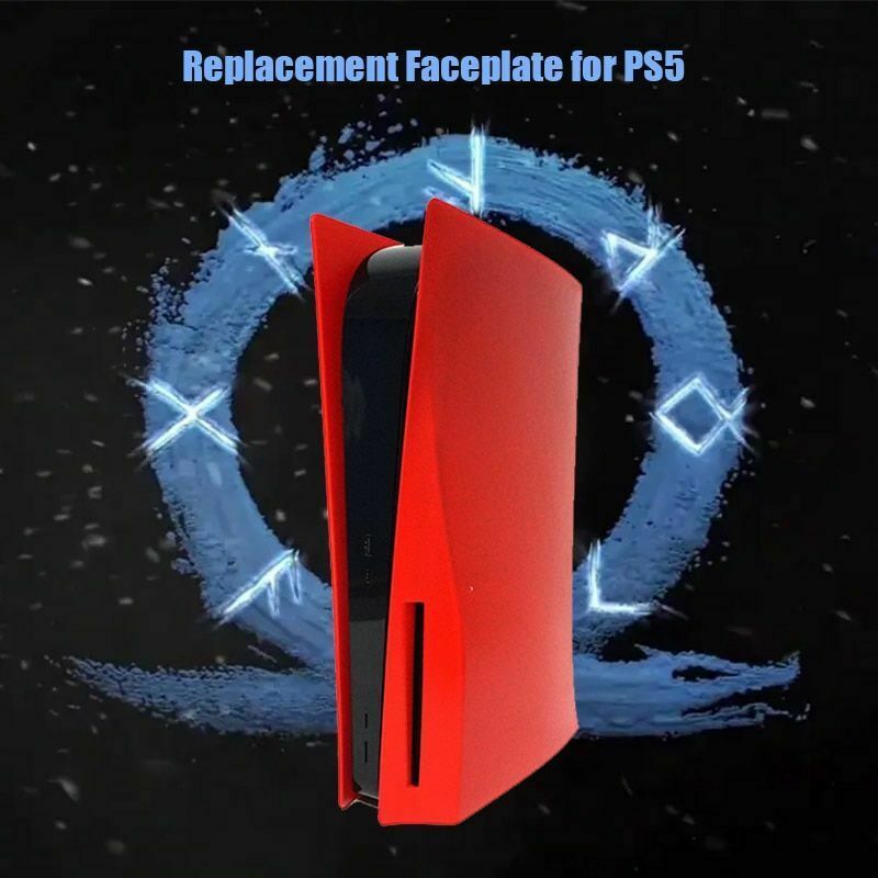 Disc Edition Replacement Case Cover Skin Faceplate Silicone PS5 Panel Accessorie