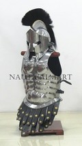NauticalMart 300 roman Steel spartan armor helmet with  muscle armor jacket