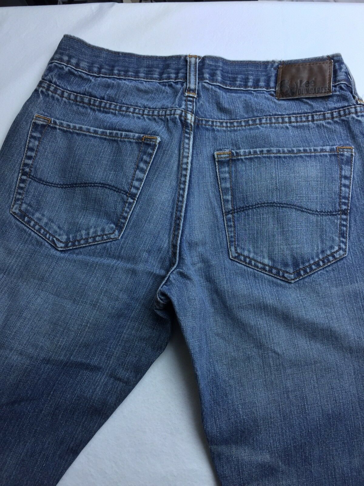 MEN'S Lee Jeans Size 30X30 Premium Vintage Slim Blue Denim - Jeans