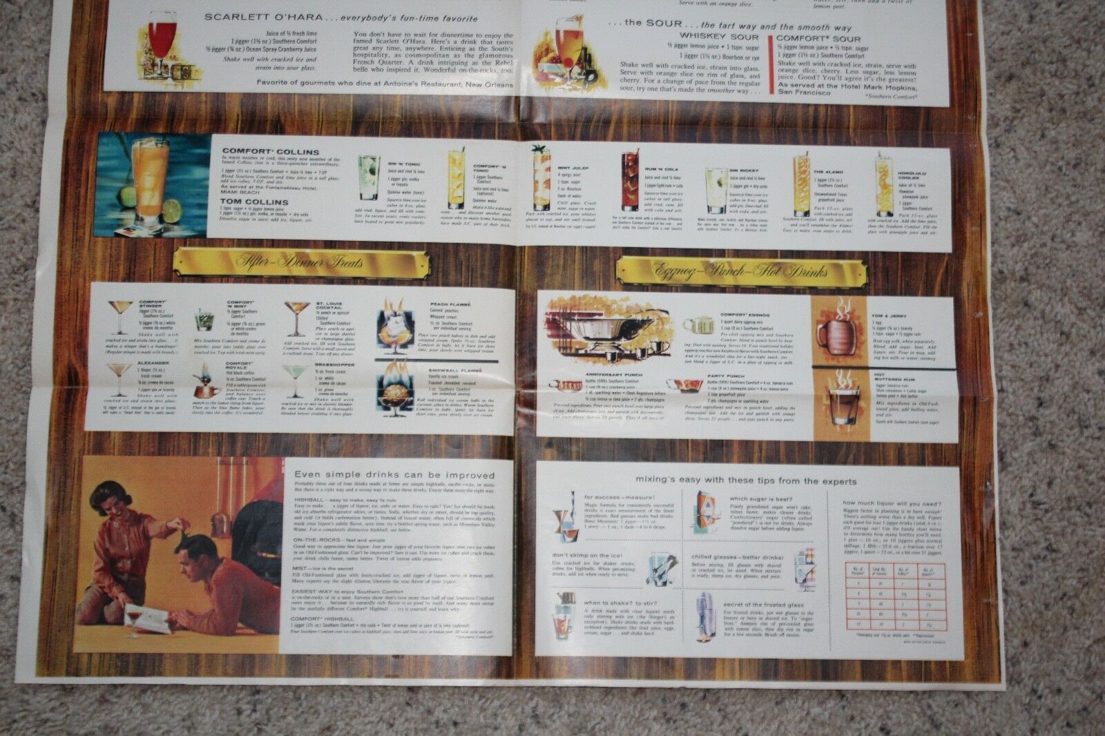 Vintage 1955 Southern Comfort Whiskey Poster And 31 Similar Items