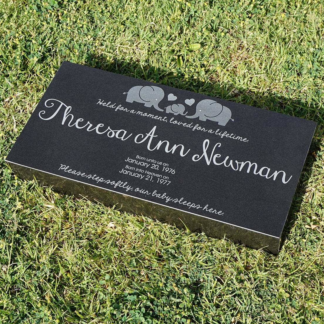 Custom Engraved Granite Memorial Headstone and 50 similar items