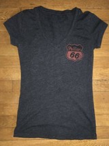* Phillips 66 T-shirt gray vintage style graphic tee wings on back top w... - $14.80