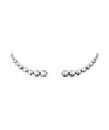 Moonlight Grapes by Georg Jensen Sterling Silver Earrings Ear Cuffs Mode... - $252.45