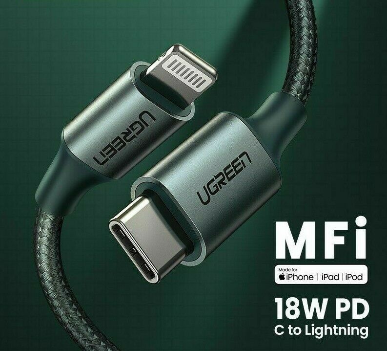 MFi USB C To Lightning IPhone Charge Cable PD18W Fast Type C Charging Data Cable