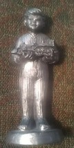 &quot;The Gift Of Love A Boy and his Train&quot;  1992 Pewter Figurine by Ricker  - $6.93