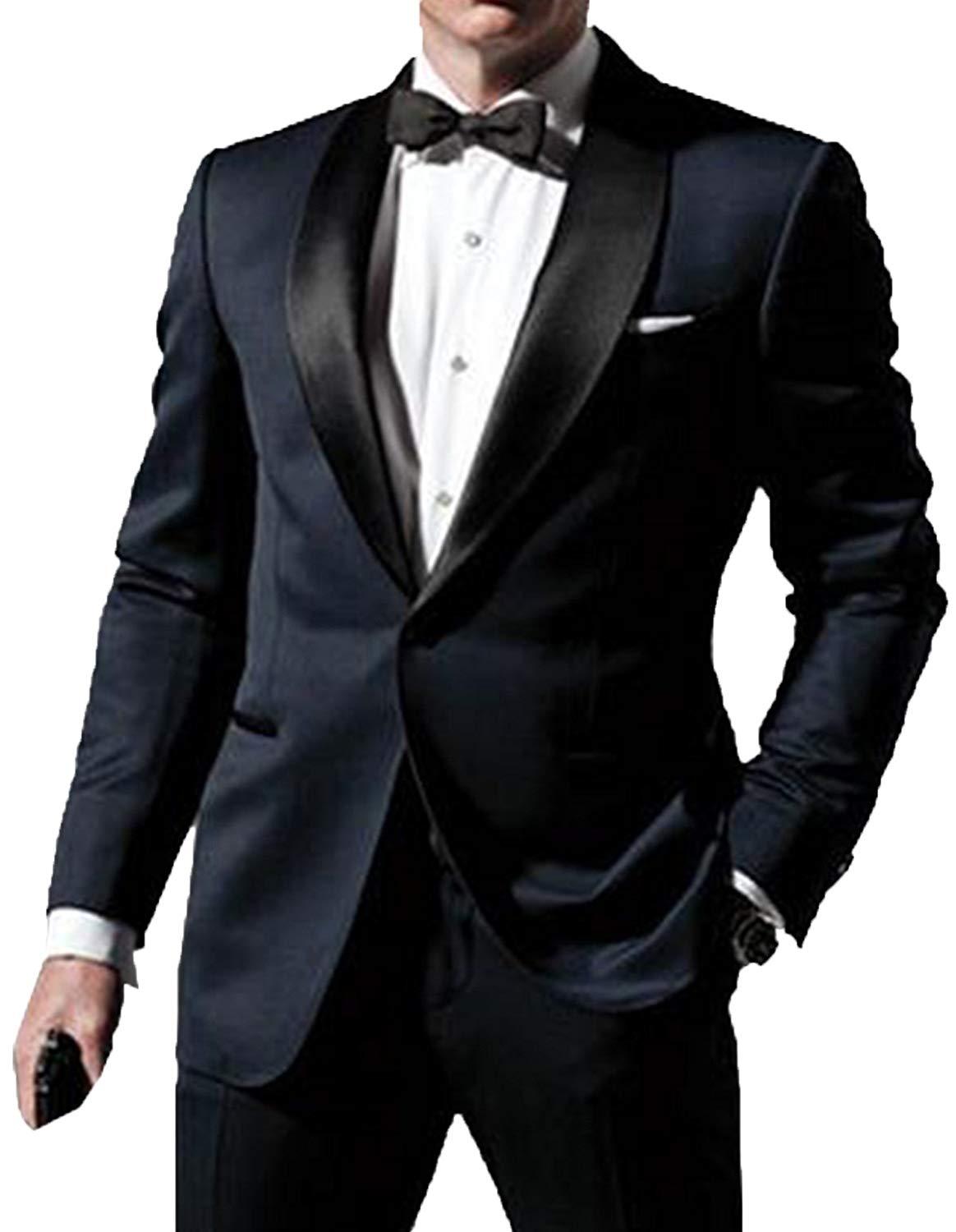 Skyfall James Bond Midnight Blue Tuxedo Suit - Coats & Jackets
