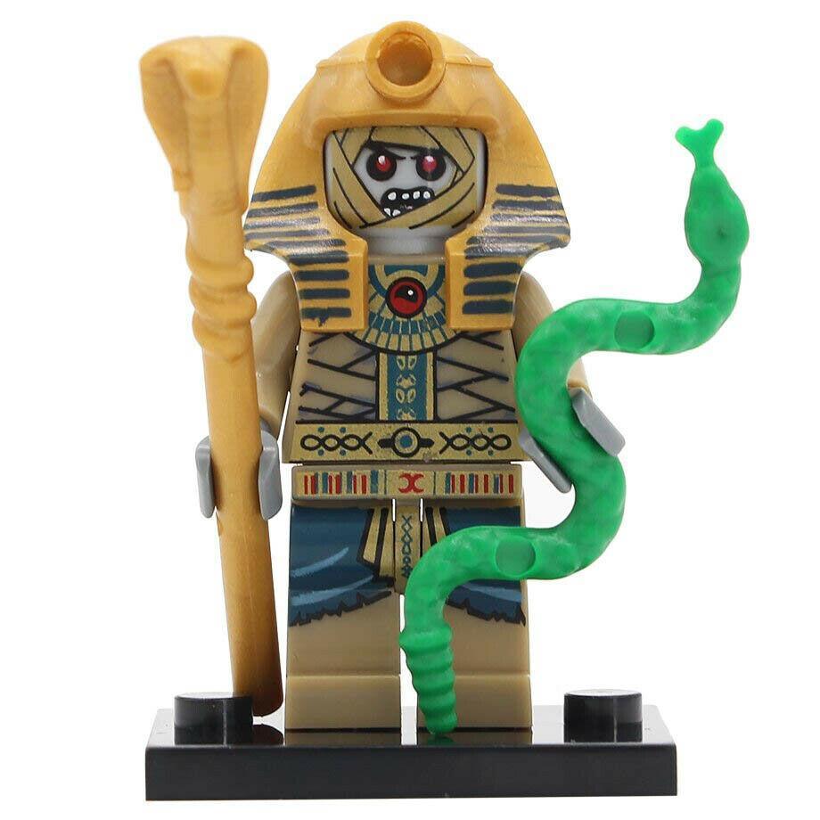 6pcs/set Ancient Egypt The Mummy Anubis Pharaoh Minifigures Block Toys