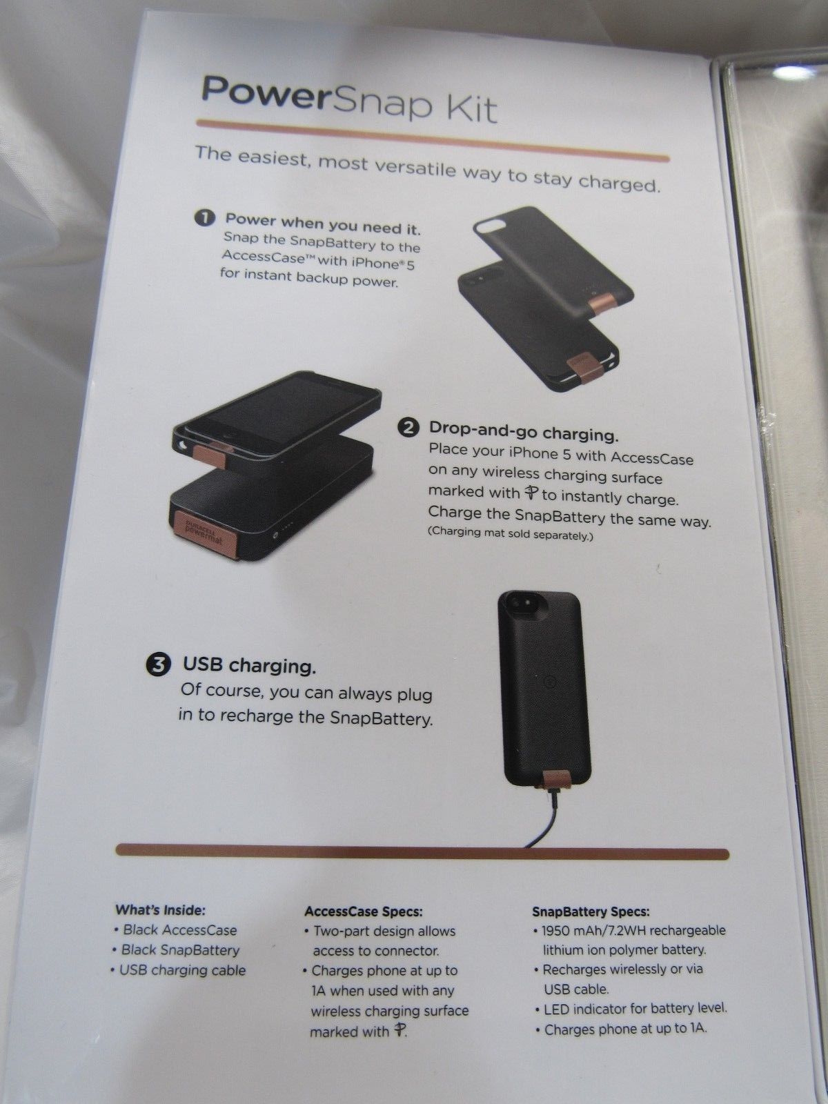 Duracell Powermat Powersnap Kit Mat Iphone And 50 Similar Items