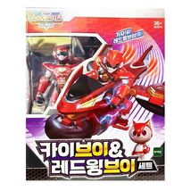 Miniforce Kai V and Red Wing V Figure Bike Set V Rangers Series Korean Toy image 5