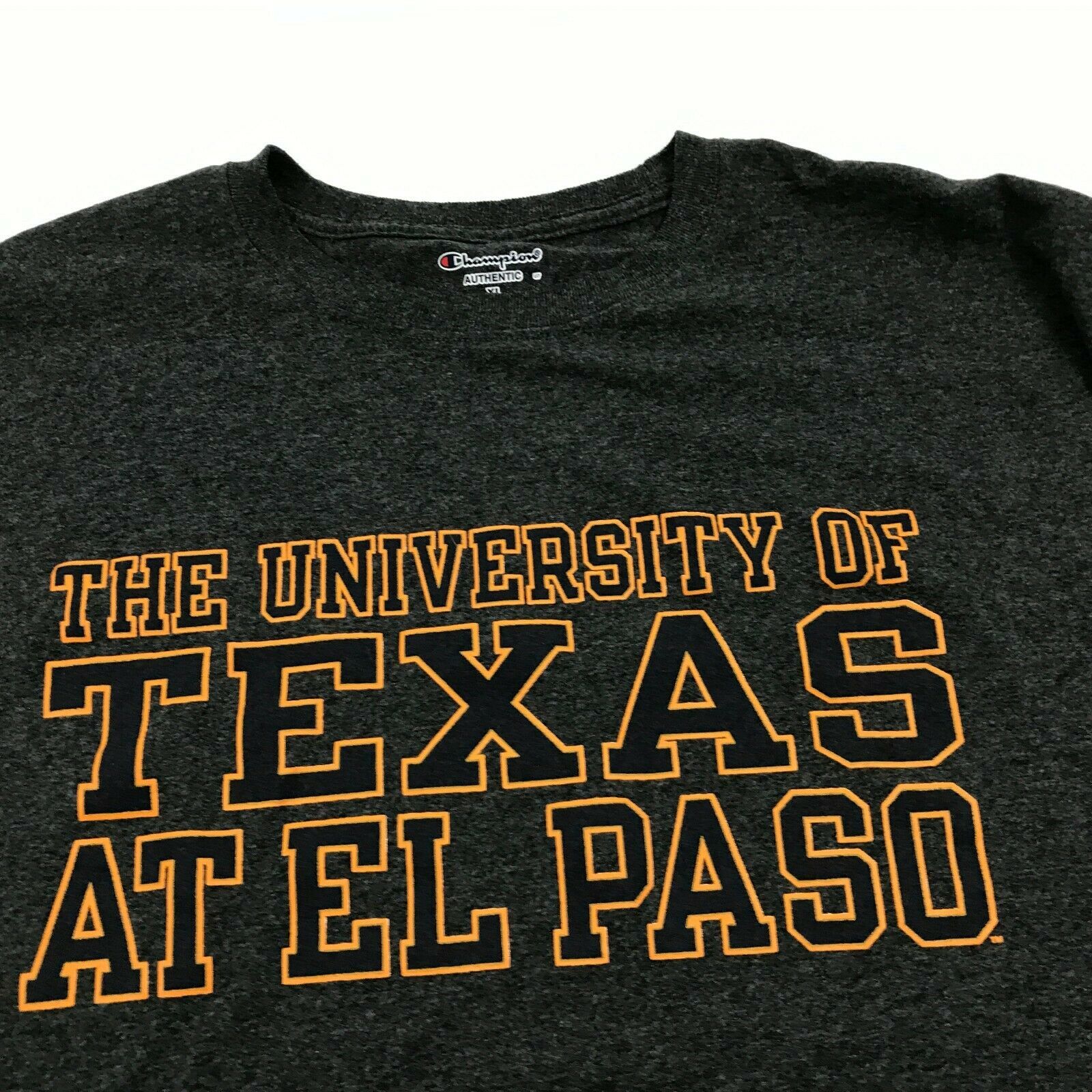 NEW Champion Mens Gray T-shirt UNIVERSITY OF TEXAS Size ...
