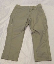 NEW TALBOTS Womens Stretch Cropped Capri Pants NWT olive Green 4P 6 6P 16P