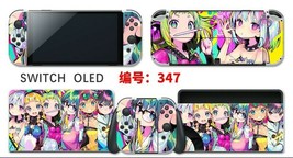 Vinyl Decal Skin Sticker Protector for Nintendo Switch OLED Anime Girl #347 - $10.88
