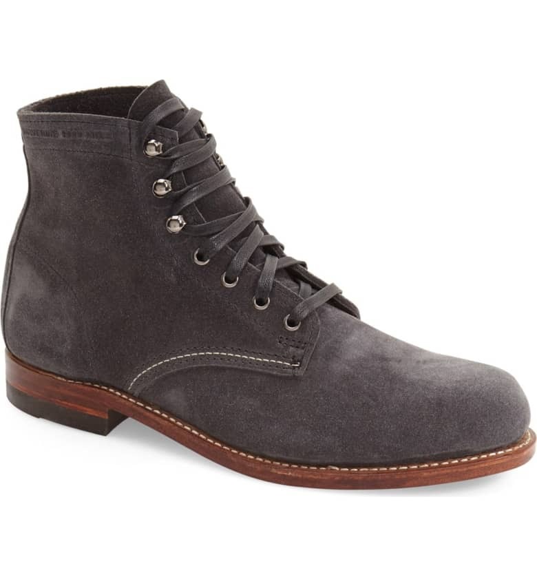 grey ankle boots mens