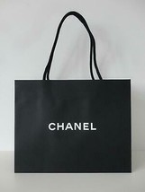 New CHANEL Black Paper Gift Medium Shopping Gift Bag 11.75" x 9.5" x 5.0" - $24.24