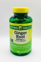 Spring Valley Ginger Root 550 mg - 100 Vegetarian Capsules - $6.99