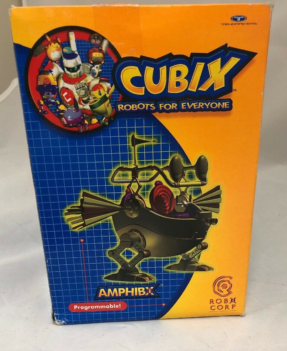 2001 CUBIX Robots for Everyone Action Figure Amphibx Programmable New ...