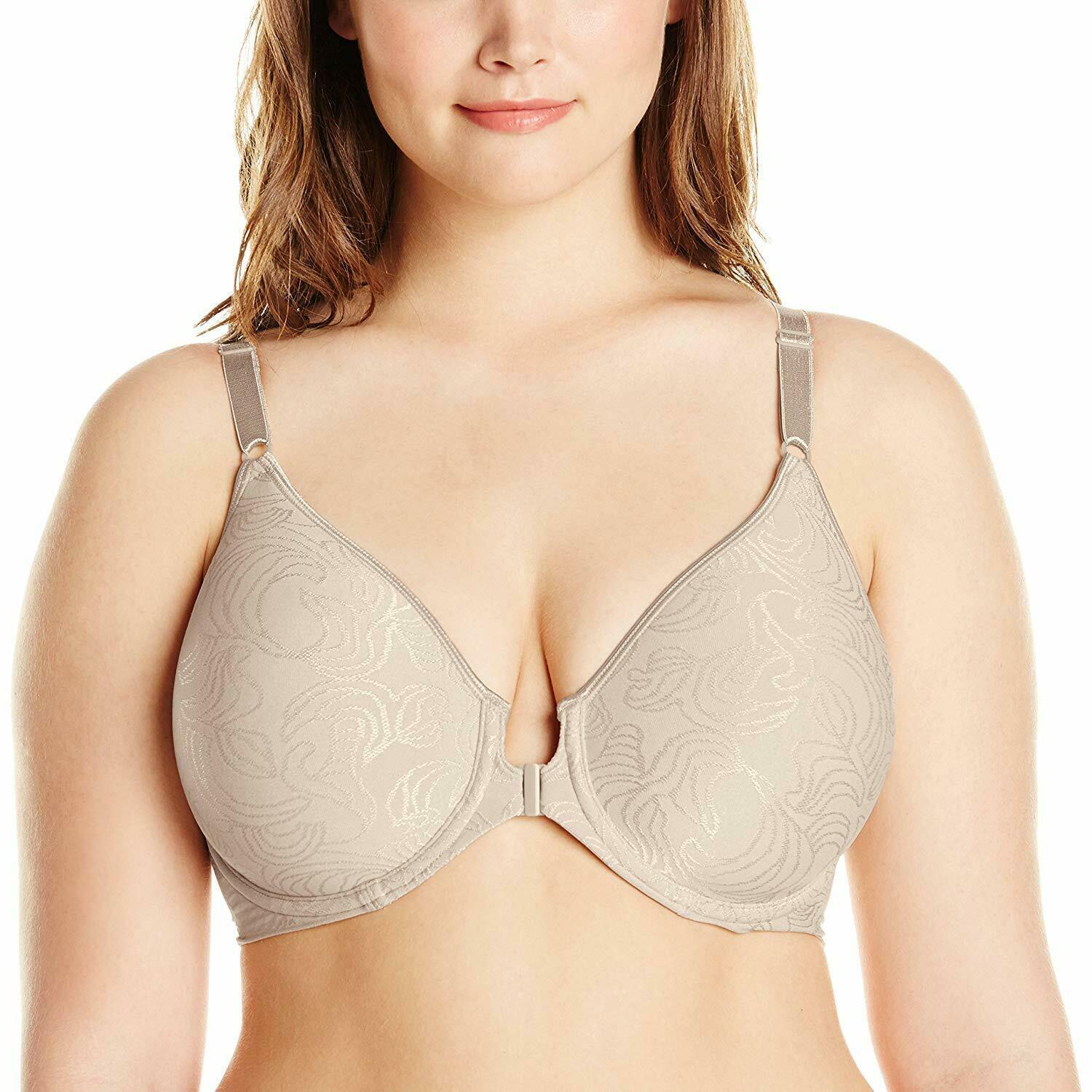 Bali Warm Steel Comfort Revolution Front Close Underwire Bra Us 40c Uk 40c Bras And Bra Sets