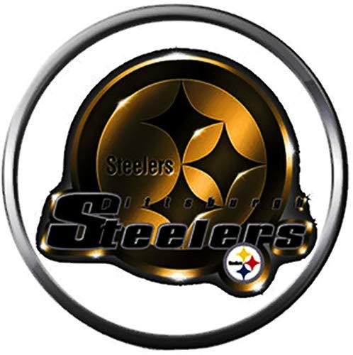 NFL Gold Logo Pittsburgh Steelers Football Fan Team Spirit 18MM-20MM ...