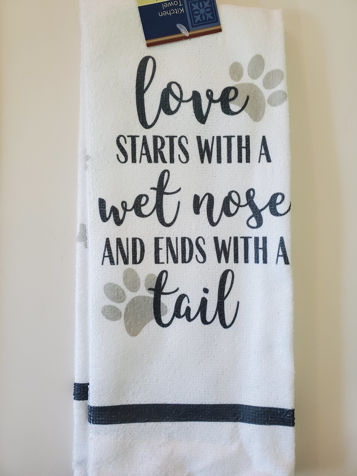 Pet Dog Theme Kitchen Hand Towels, Set of 3, Microfiber, 25x15
