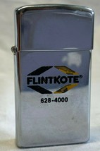 1979 Flintkote 628-4000 Zippo Lighter Untested Small Size Needs Flint - $49.95