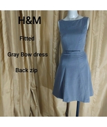 H&amp;M GRAY DETAIL DRESS SIZE 2 - $16.00