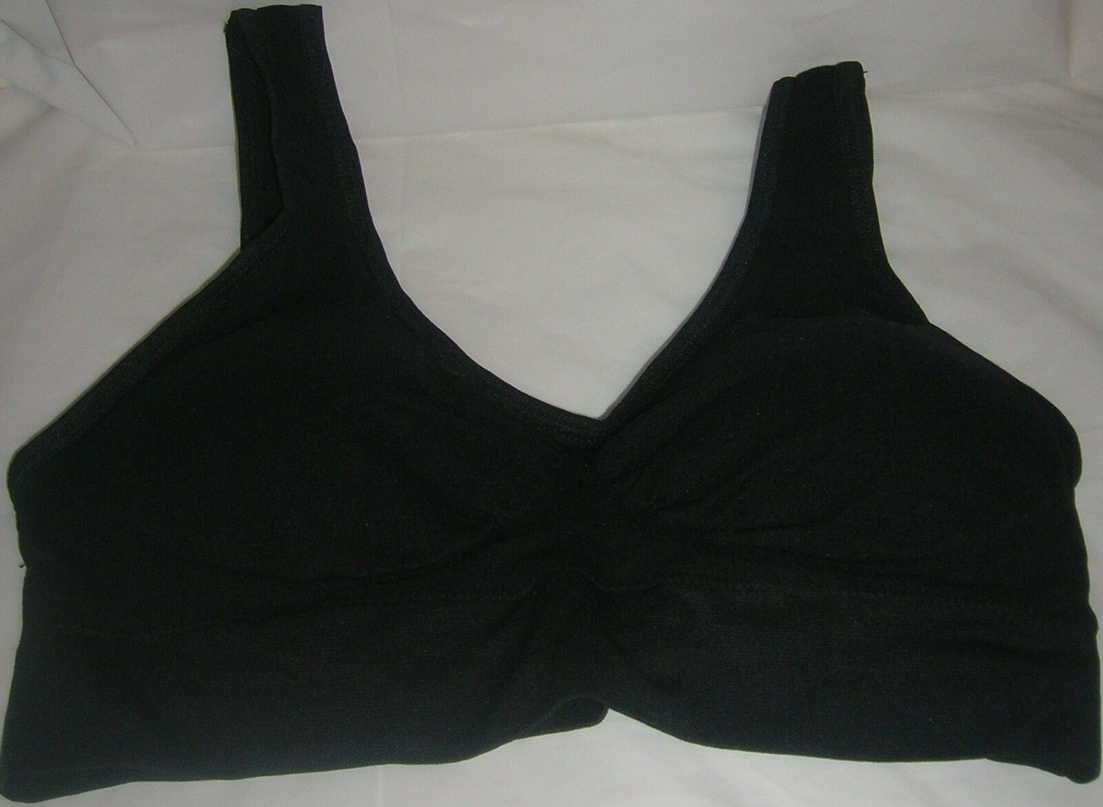 Genie Style Bra Size L Nude Nylon Spandex Removable Pad Shape wear Seamless Bra