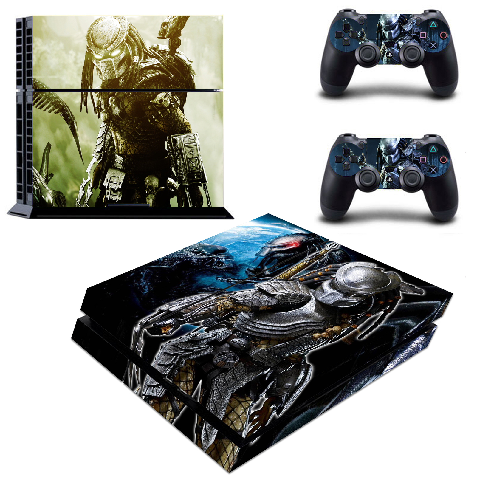 Aliens vs Predator Vinyl Skin Decal Sticker for PS4 Console Sticker