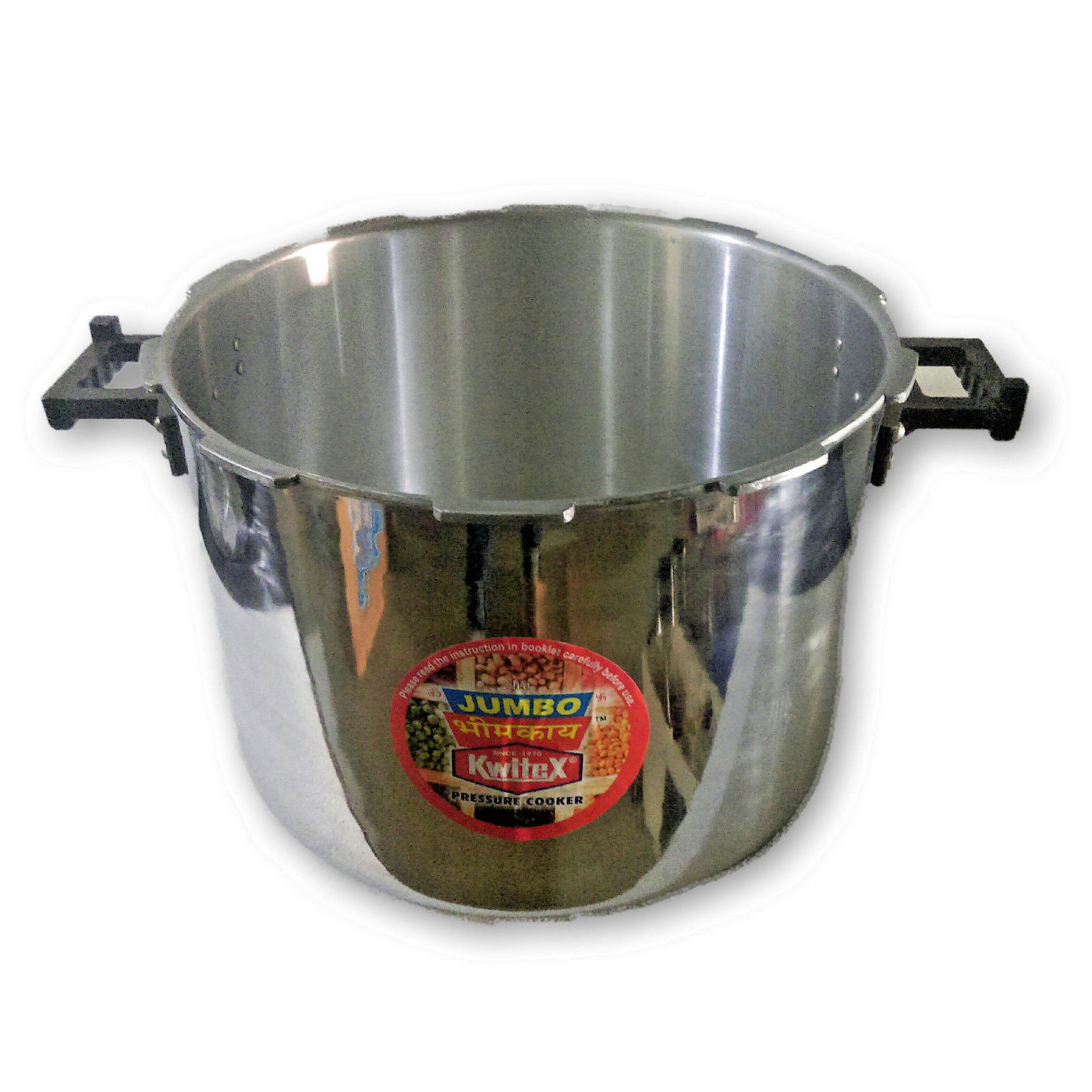 BIG LARGE JUMBO ALUMINUM COMMERCIAL PRESSURE COOKER 108 LITER (102 Qt