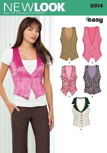 Simplicity Creative Group Inc - Patterns - New look sewing pattern 6914 misses tops, size a (4-6-8-10-12-14-16)