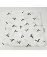 ADEN + ANAIS BABY SWADDLE RECEIVING MUSLIN WHITE SECURITY BLANKET GREEN ... - $32.74