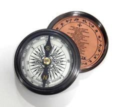 NauticalMart Antique Brass Dollond London 1920 Poem Compass  image 2
